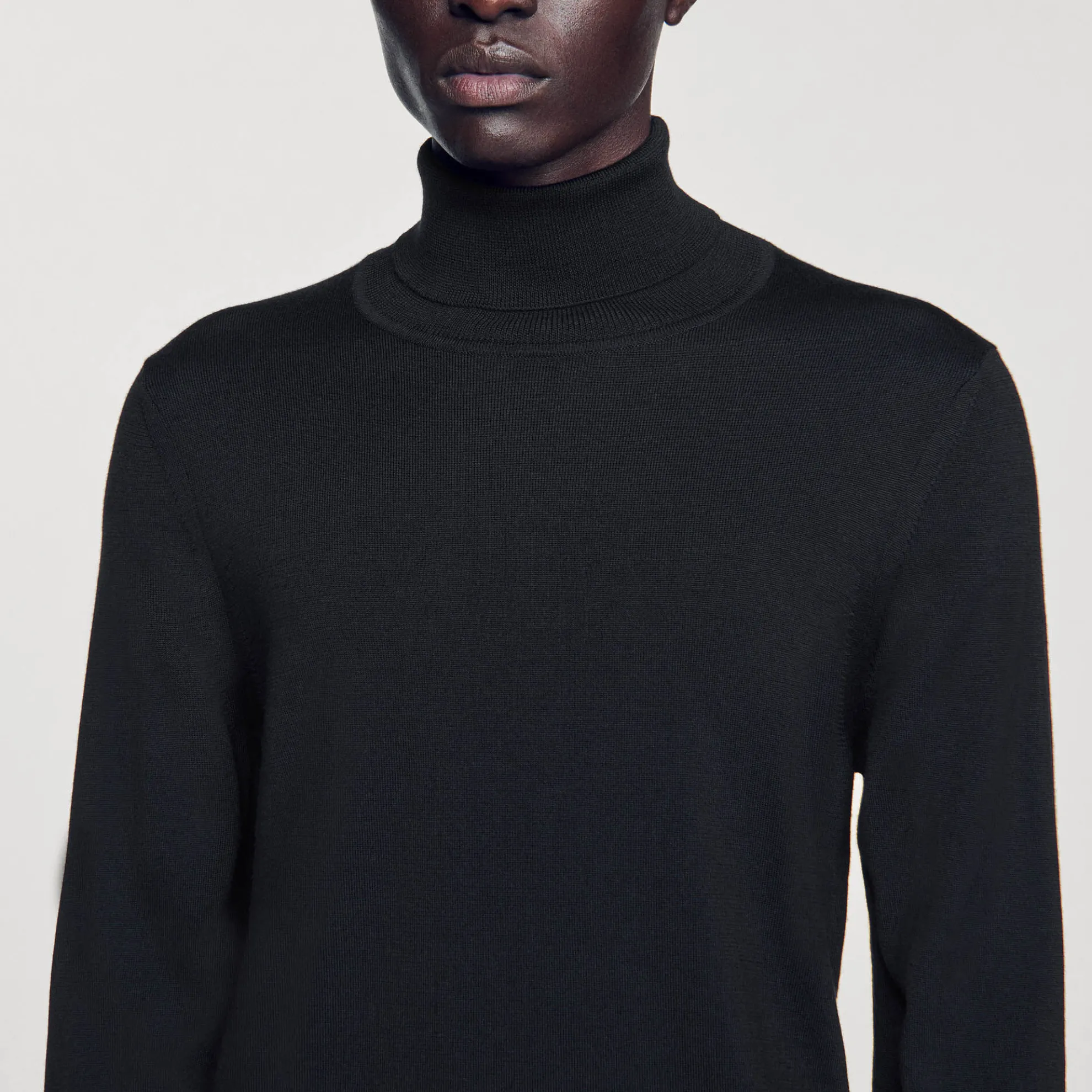 Roll Neck Wool Sweater