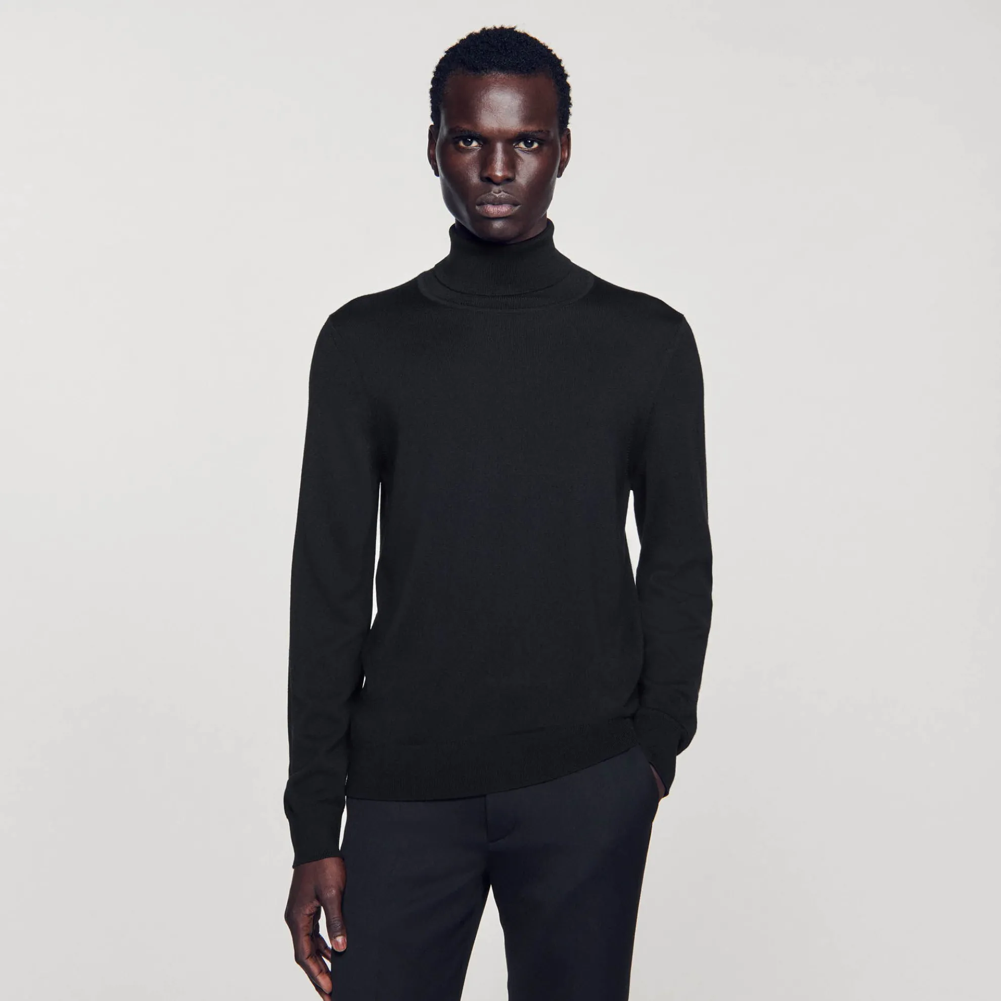 Roll Neck Wool Sweater