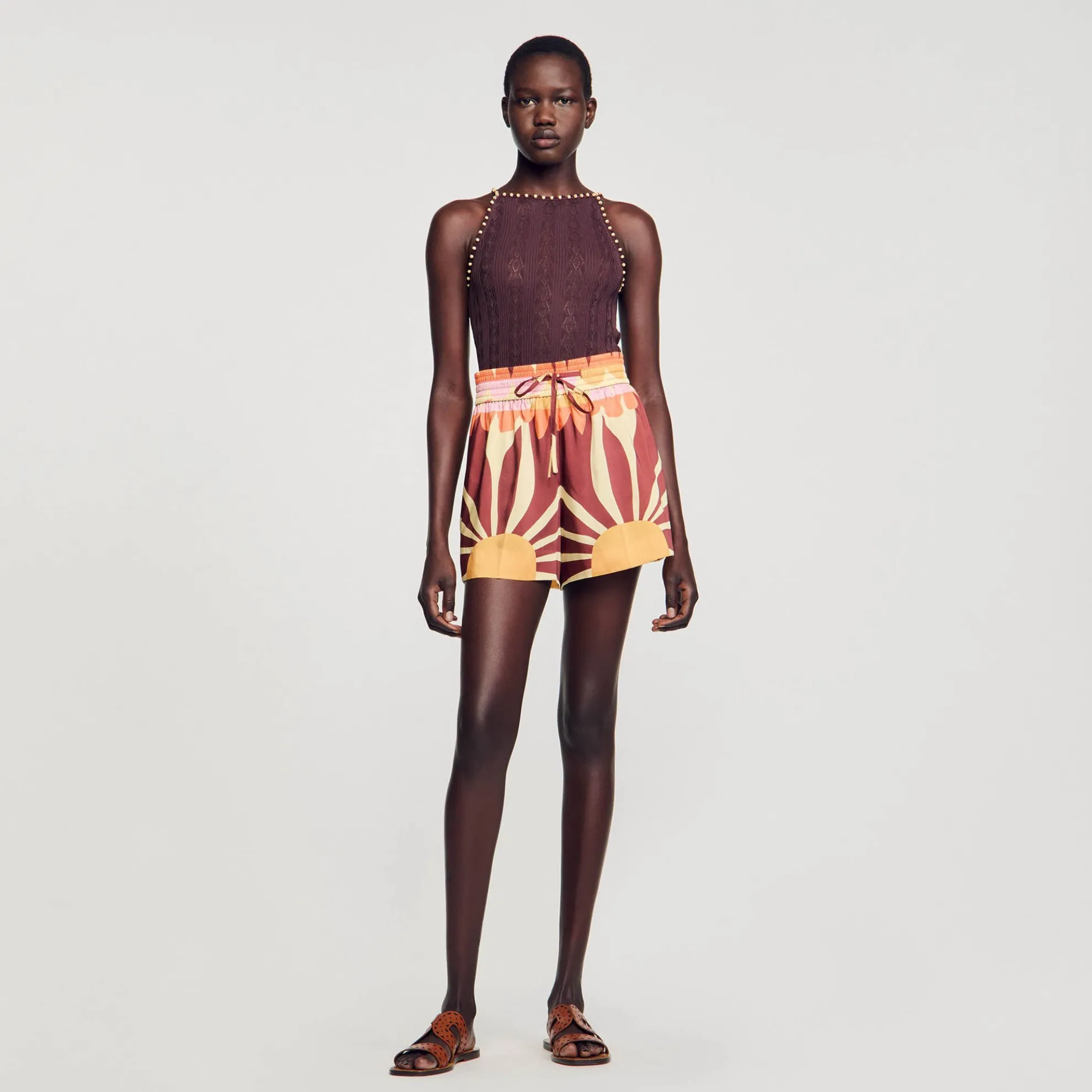 Singlet Gebreid Met Parels