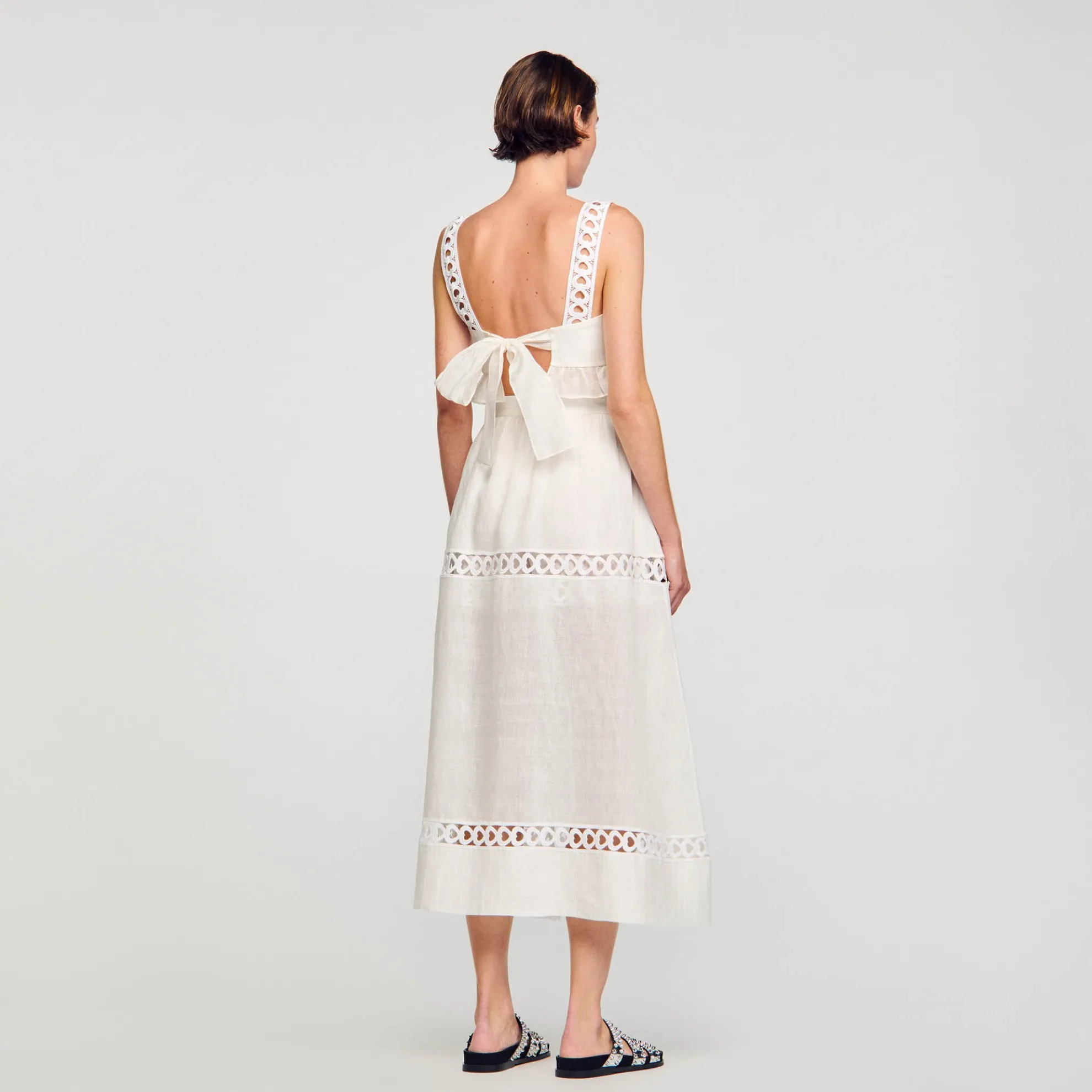 Skort Lang Mix Van Linnen