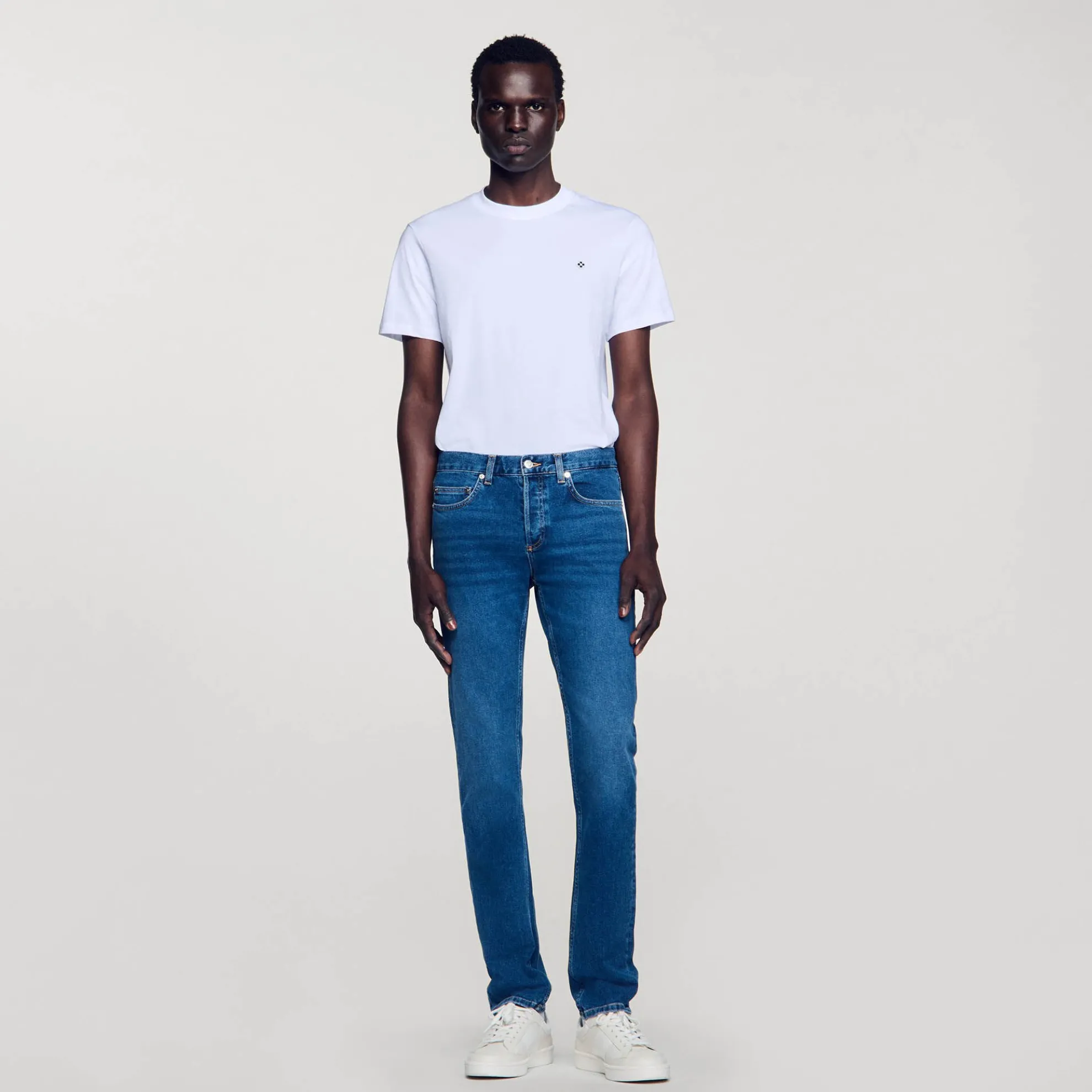 Slimfit Jeans Met Waterless Bleekproces