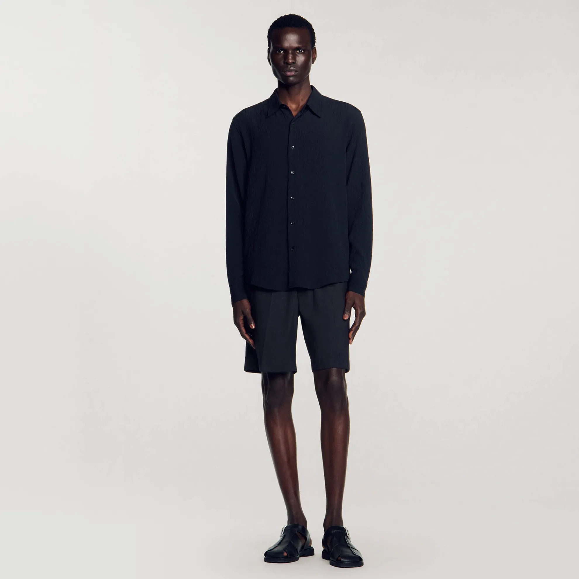 Soepel Geplooid Overhemd