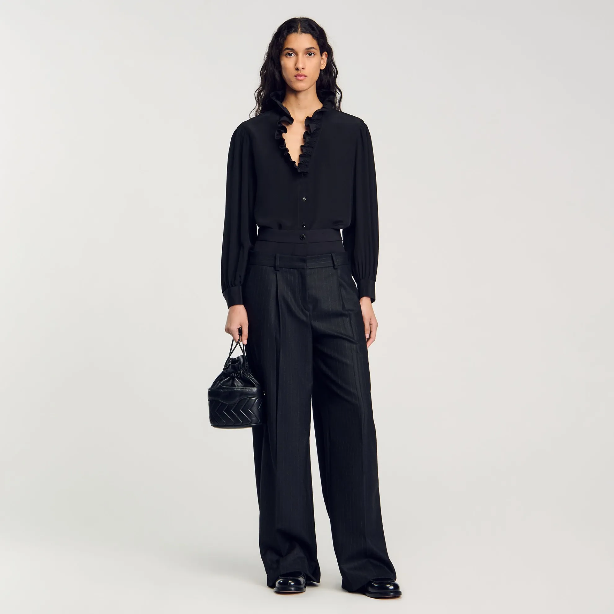 Soepele Overhemdblouse Zijde