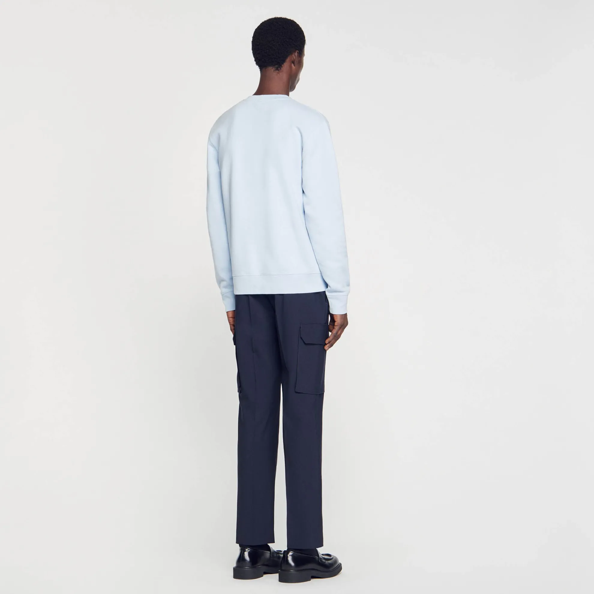 Sweater Van Joggingstof Met Borduursel