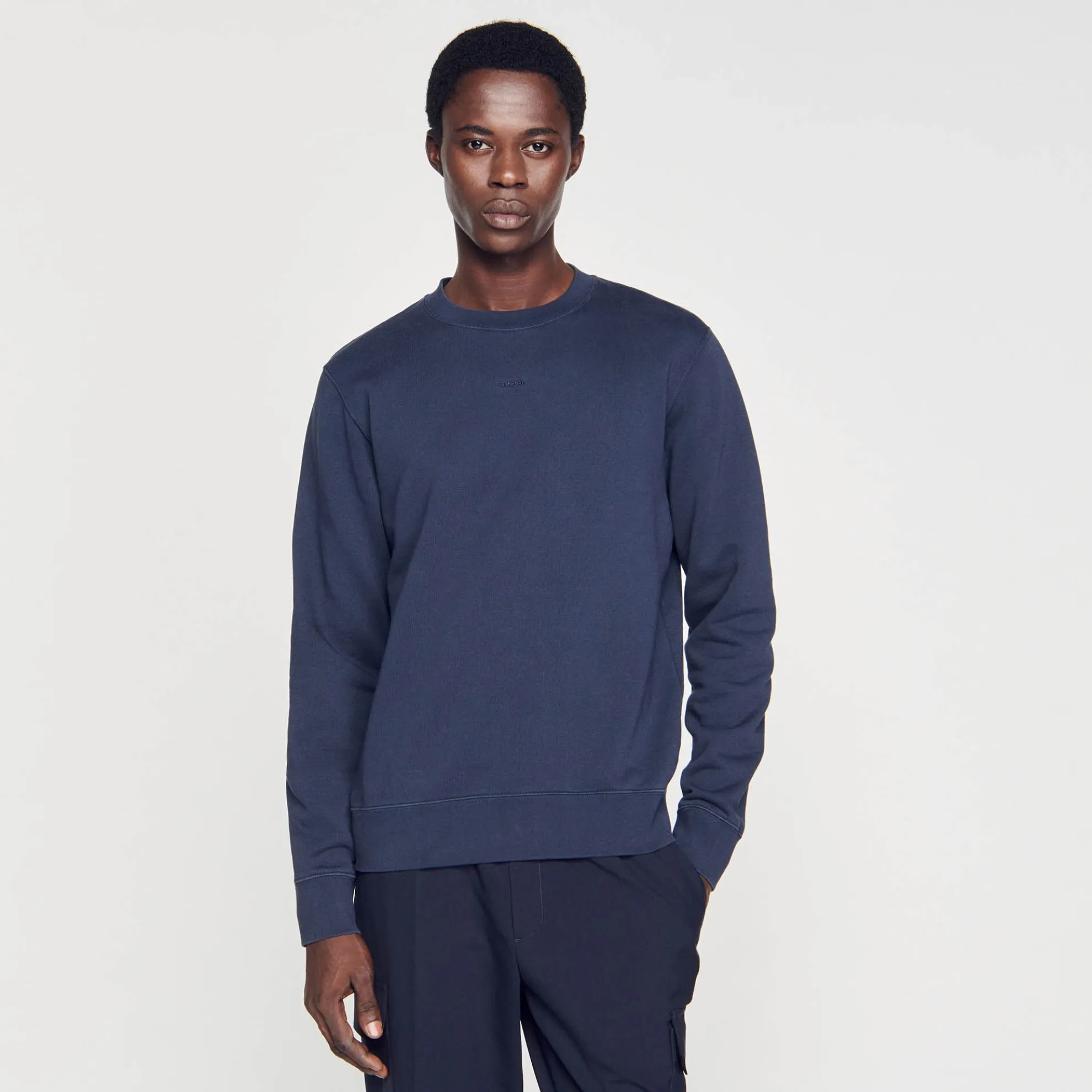 Sweater Van Joggingstof Met Borduursel