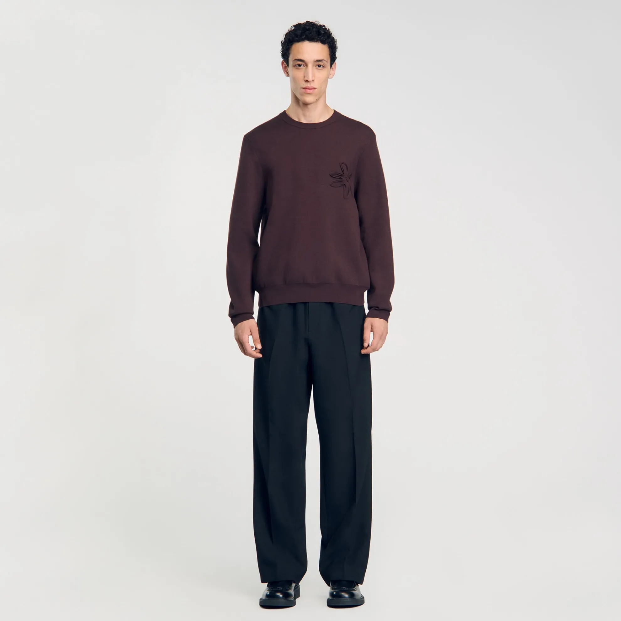 Sweatshirt Bloemmotief