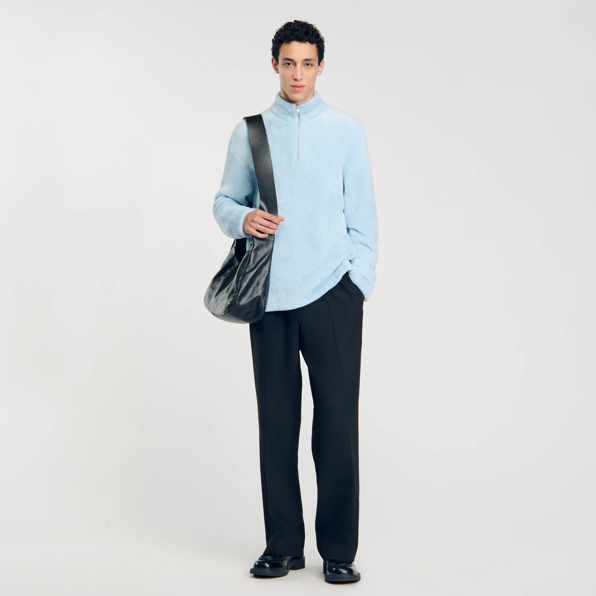 Trui Van Bouclé Fleecestof