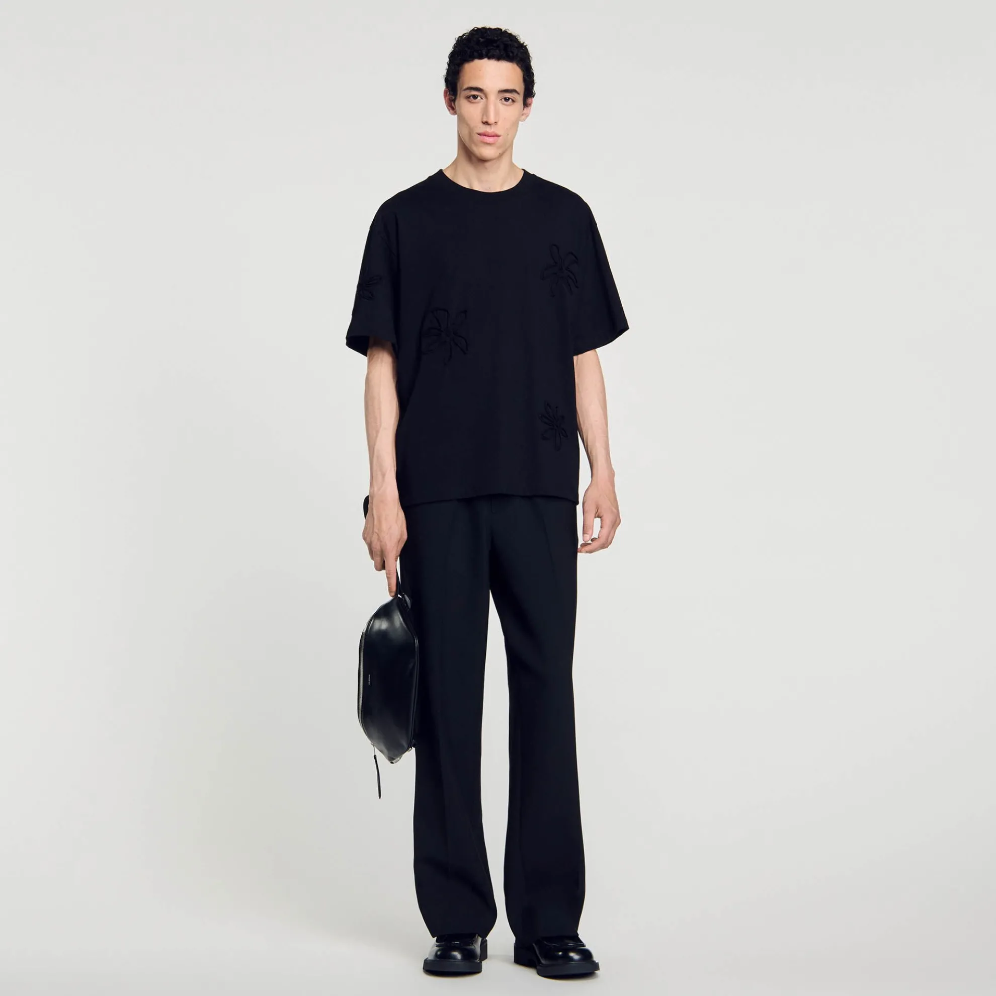 T-shirt Met Bloemmotief