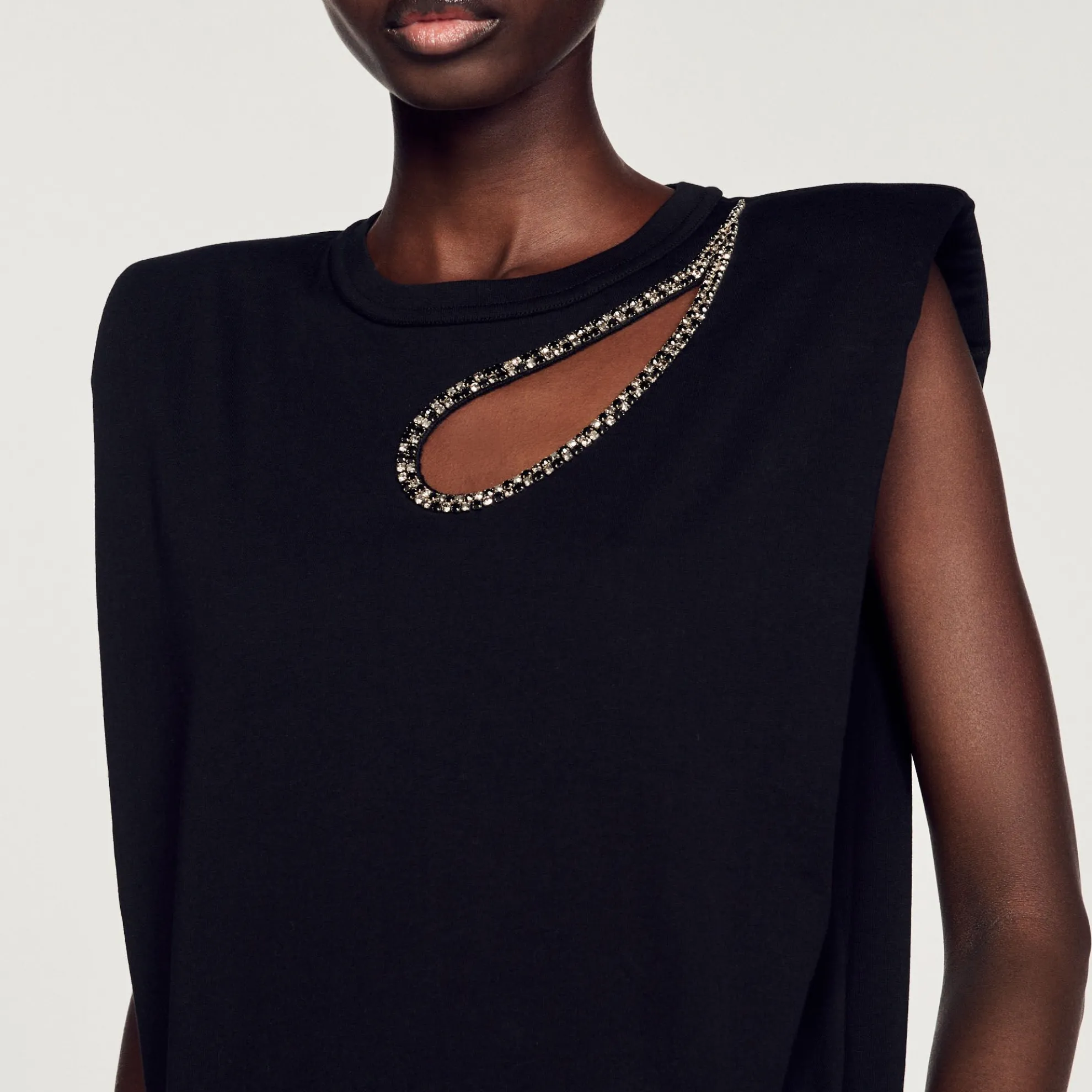 T-shirt Met Druppel Met Stras