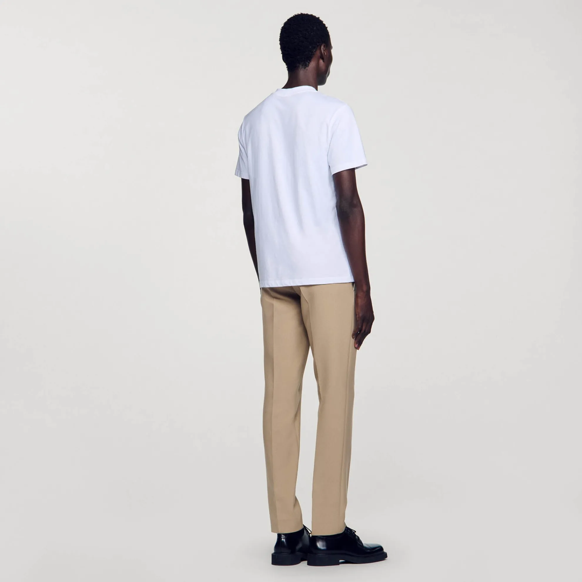 T-shirt Met Square Cross-patch