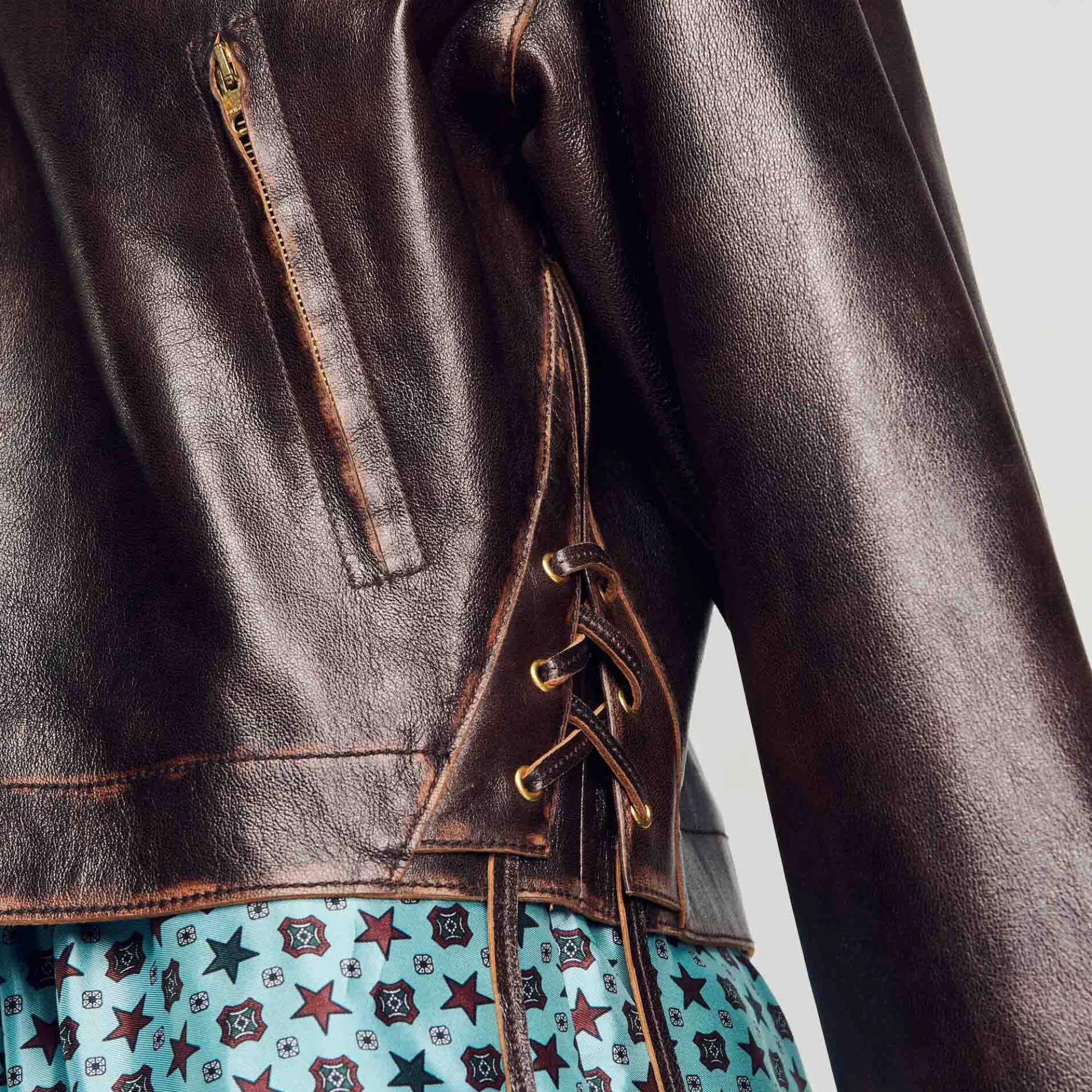 Verouderd Leren Jack