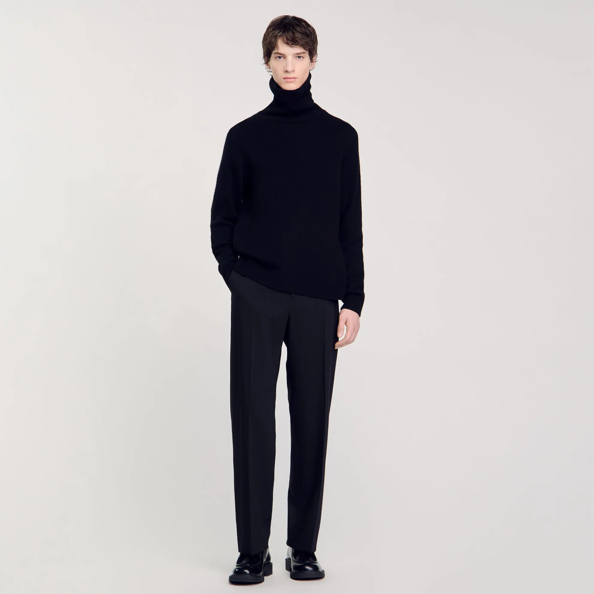 Wijdvallende Broek Van Wol