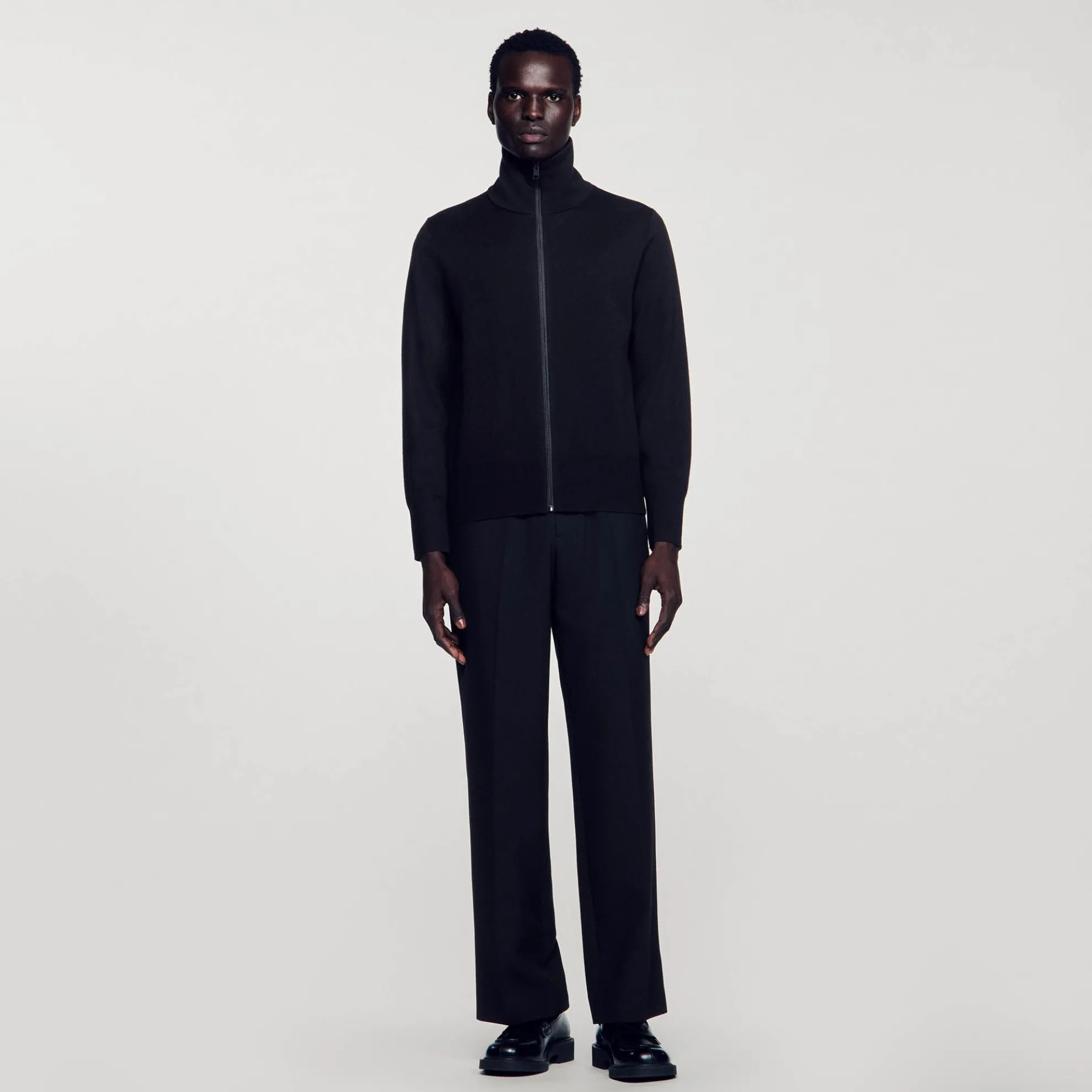 Wollen Vest Met Rits