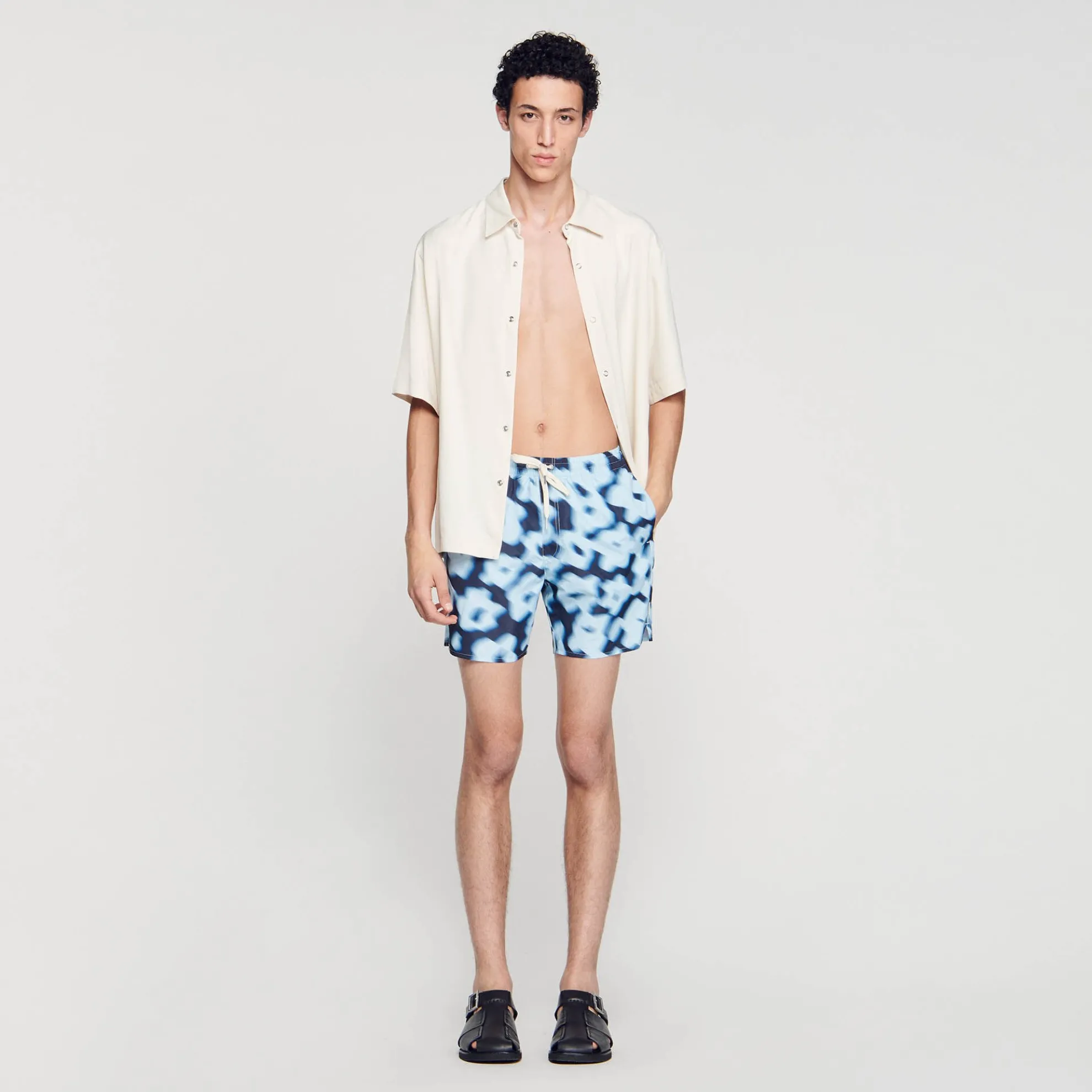 Zwembroek Met Bloemenprint